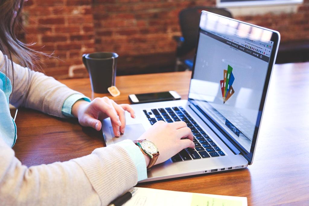 Team of professionals collaborating on digital marketing strategy
