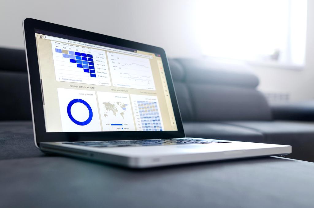 Advanced SEO optimization dashboard showing keyword rankings and analytics